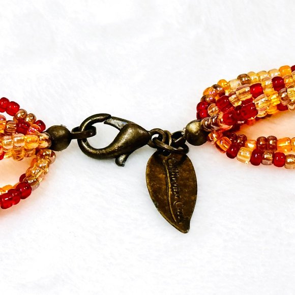 Coldwater Creek Abalone Shell & Seed Bead Necklace - Picture 6 of 6